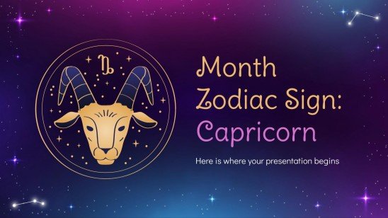 Free astrology templates for Google Slides and PowerPoint