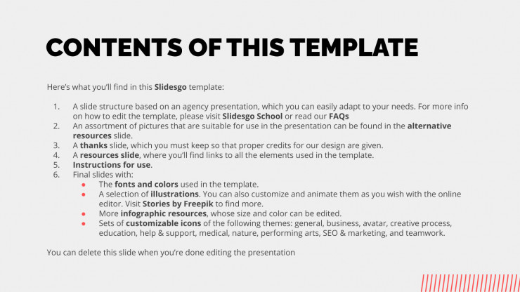 Mass Media Agency presentation template