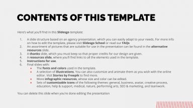 Mass Media Agency presentation template