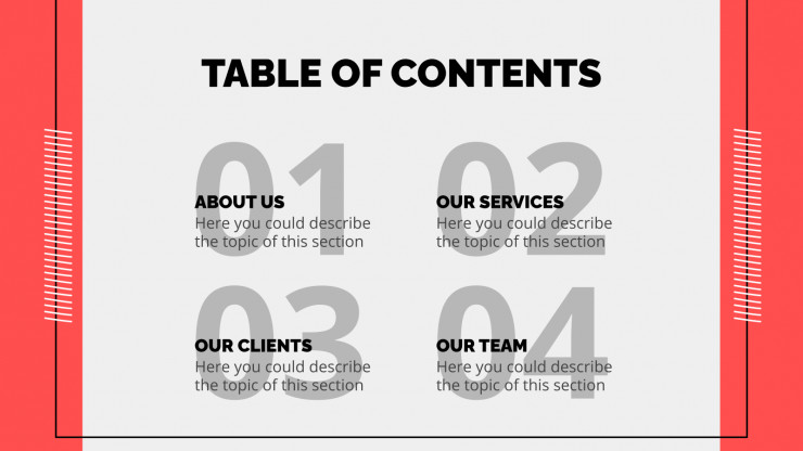 Mass Media Agency presentation template