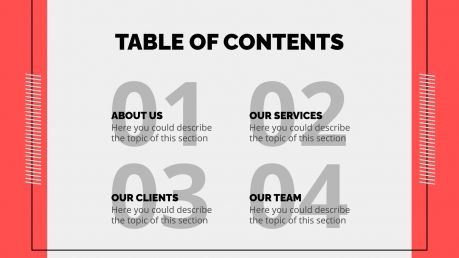 Mass Media Agency presentation template