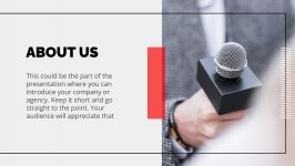 Mass Media Agency presentation template