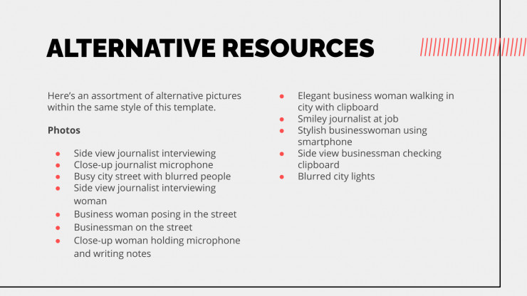 Mass Media Agency presentation template