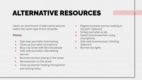 Mass Media Agency presentation template