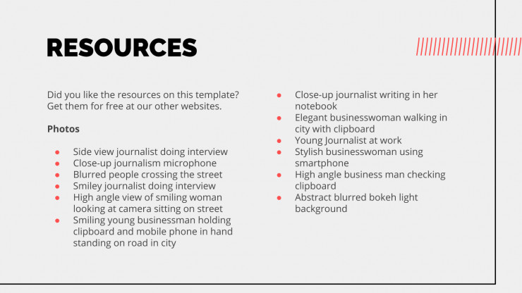 Mass Media Agency presentation template