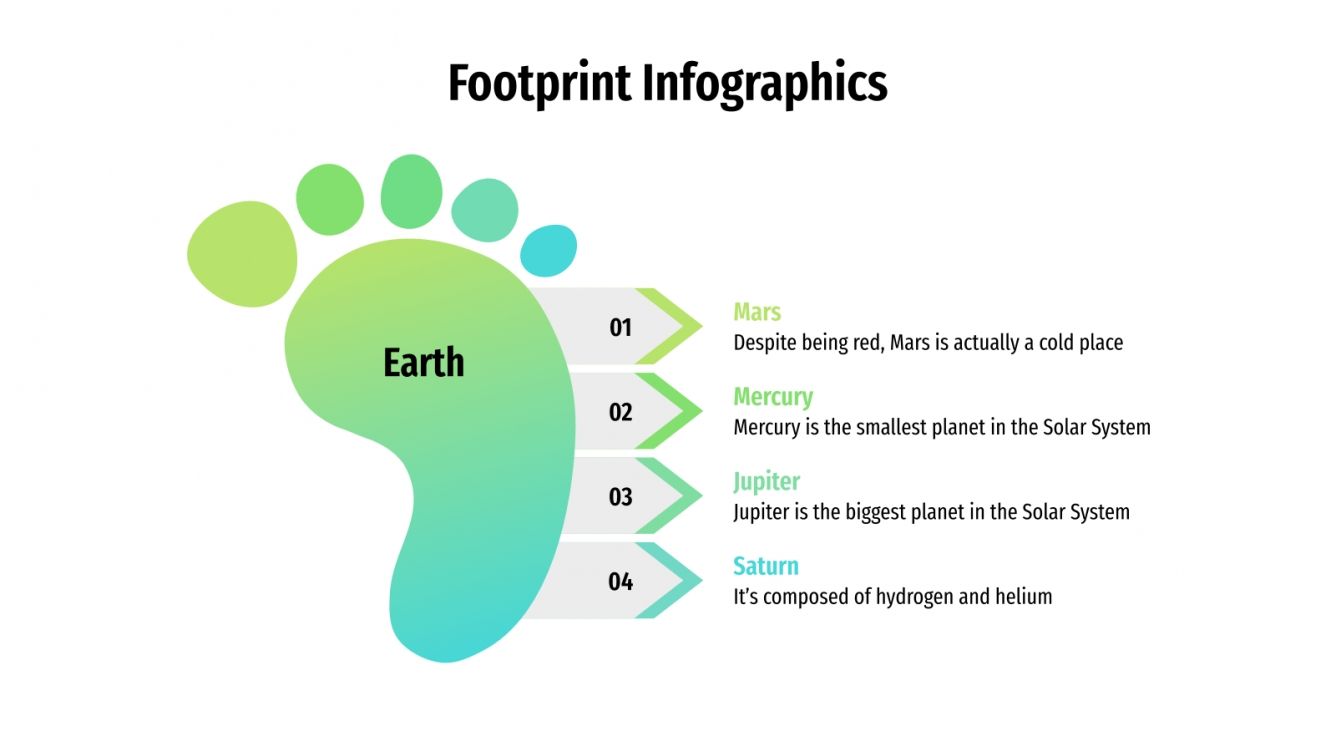 Footprint Infographics for Google Slides & PowerPoint