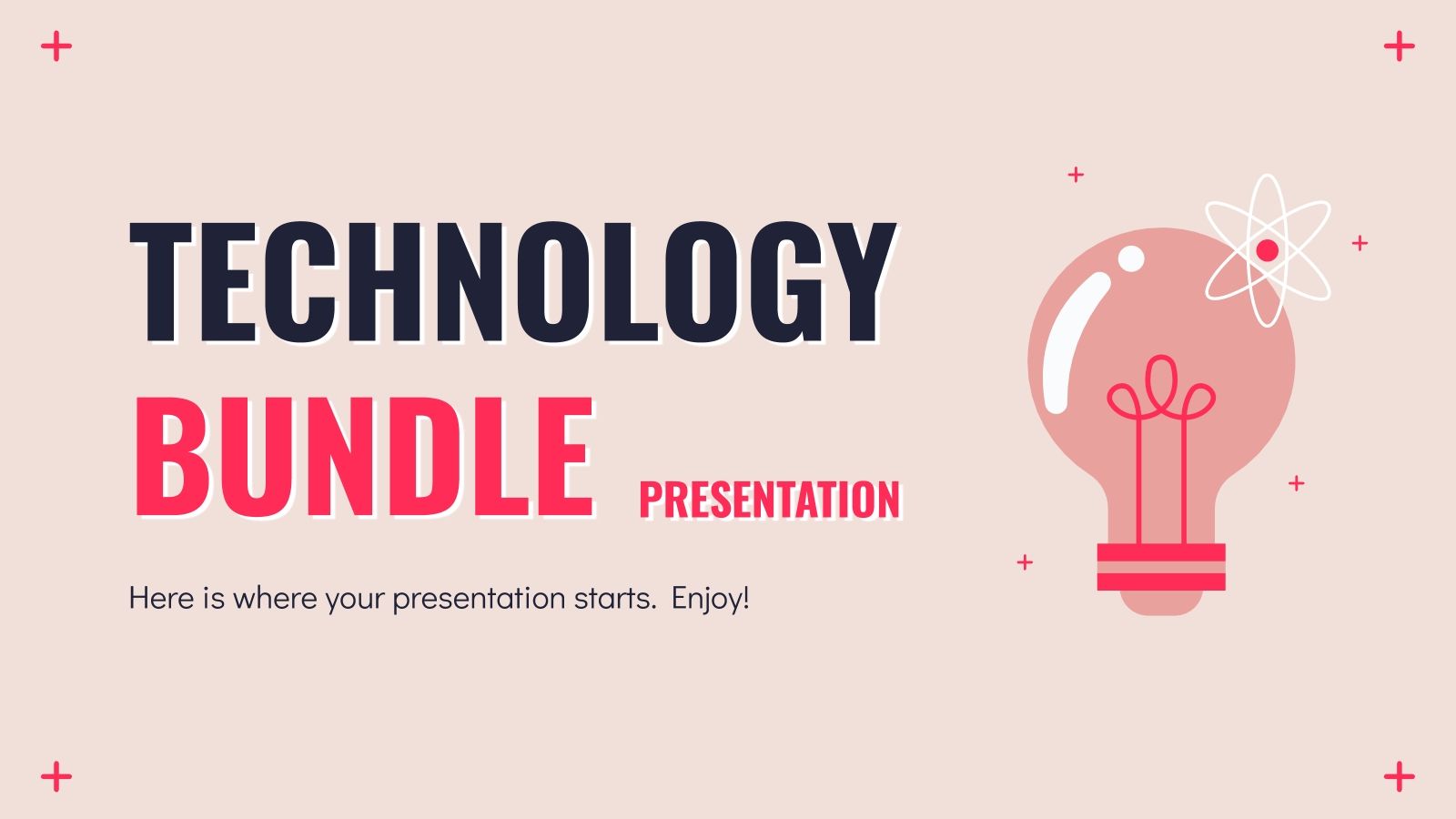 Technology Bundle Google Slides theme & PPT template