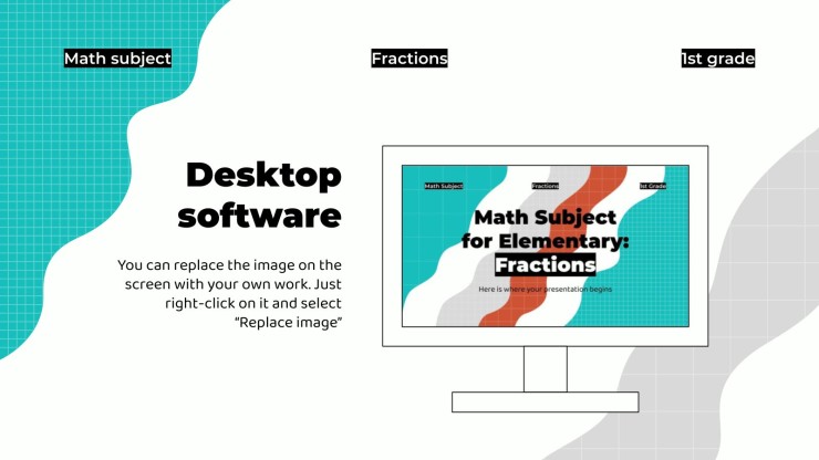 Mathématiques pour l’école élémentaire : Fractions Modèles de présentation