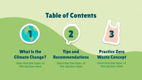 Climate Change presentation template