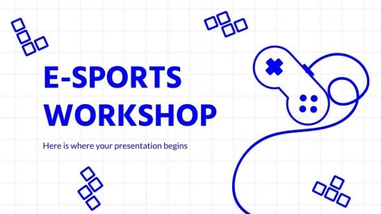 E-Sports Workshop Präsentationsvorlage