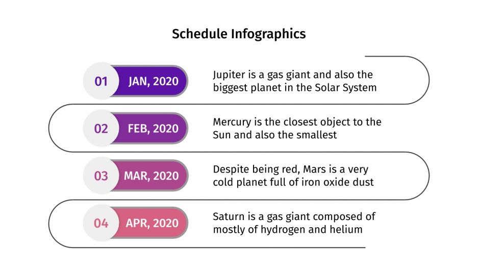 Schedule Infographics Google Slides theme & PowerPoint template