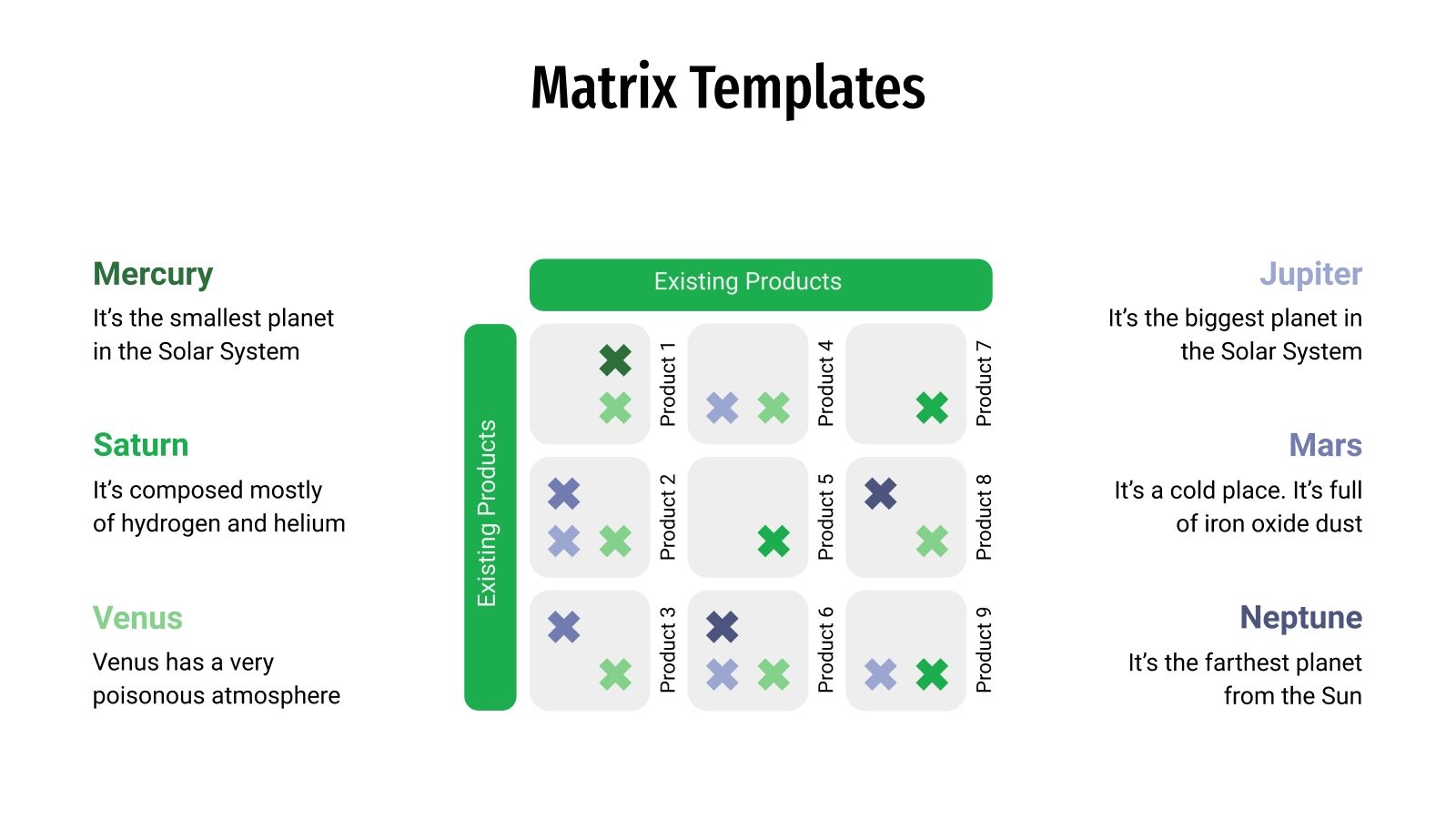 Matrix Templates Google Slides & PowerPoint template