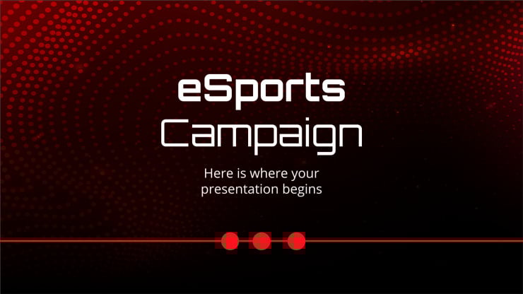 eSports Campaign Google Slides theme & PowerPoint template