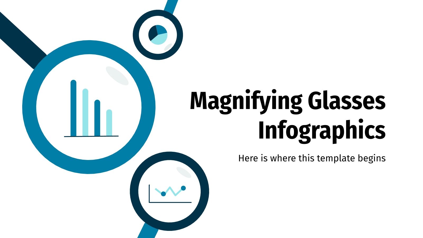 Magnifying Glasses Infographics for Google Slides and PPT