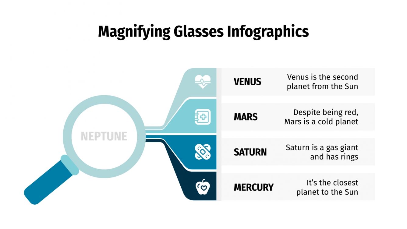 Magnifying Glasses Infographics for Google Slides and PPT