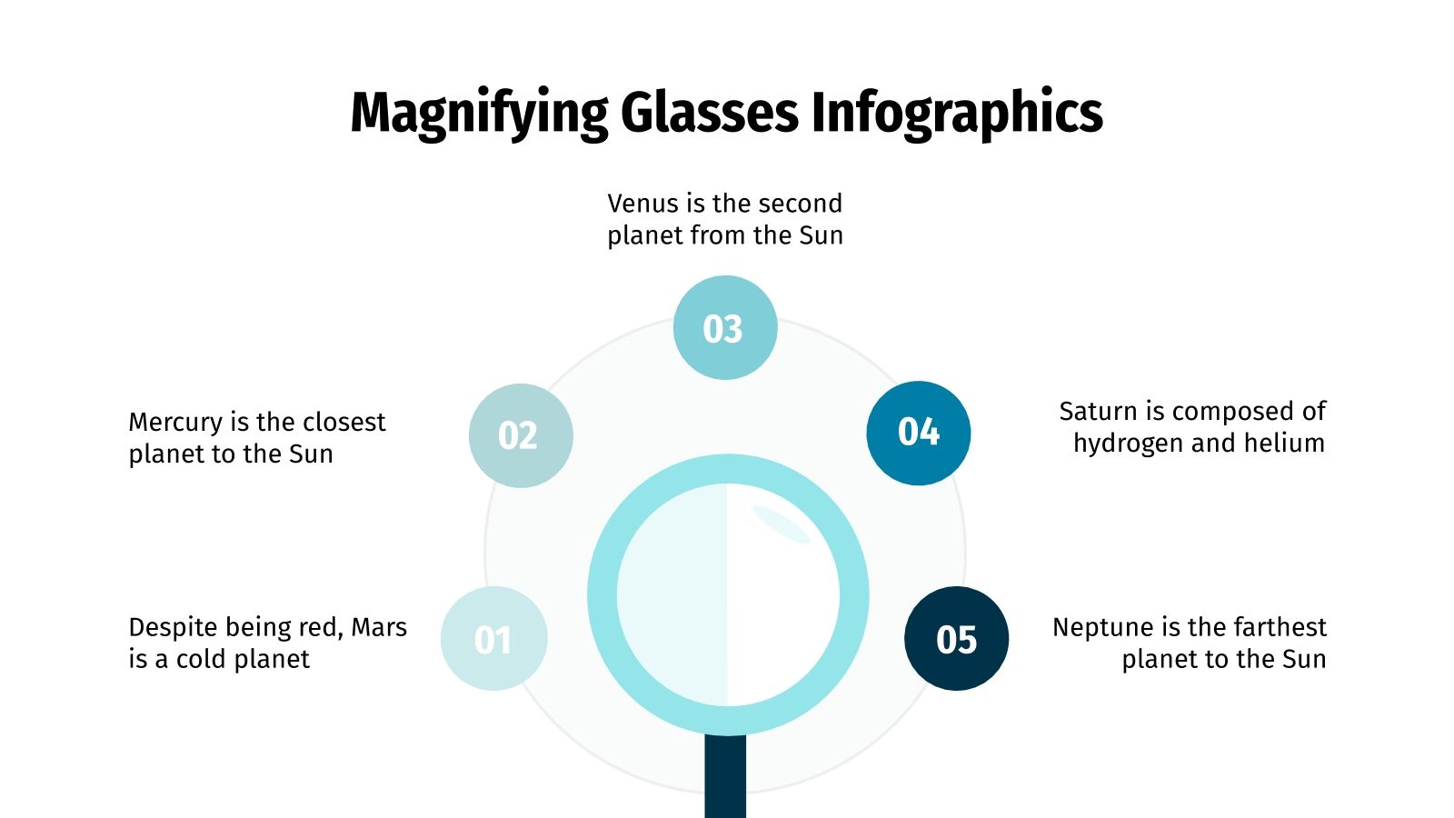 Magnifying Glasses Infographics for Google Slides and PPT