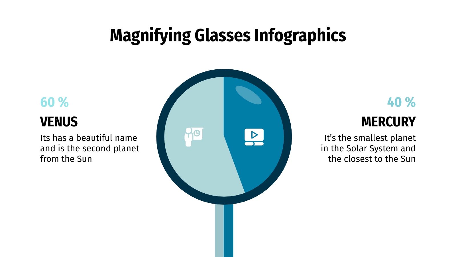 Magnifying Glasses Infographics for Google Slides and PPT