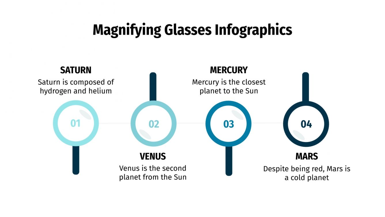 Magnifying Glasses Infographics for Google Slides and PPT