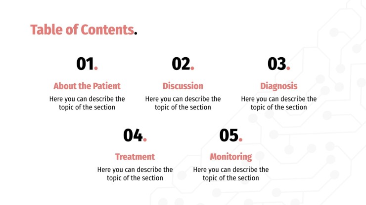 Clinical Case in Neurology presentation template 