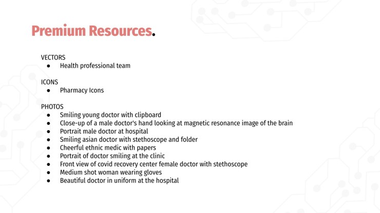 Clinical Case in Neurology presentation template 