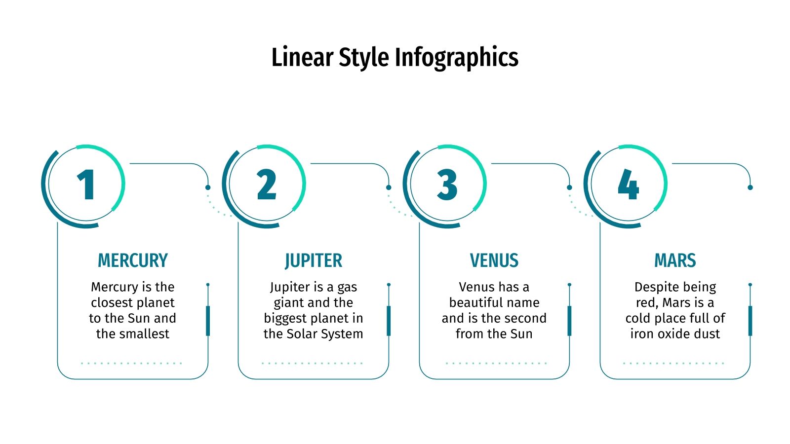 Linear Style Infographics Google Slides and PowerPoint template