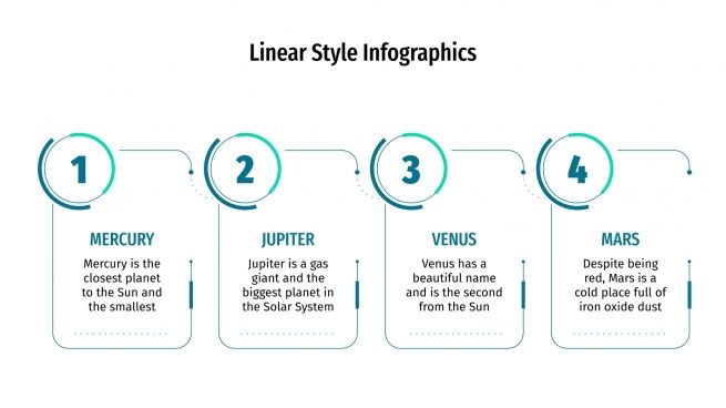 Linear Style Infographics Google Slides and PowerPoint template