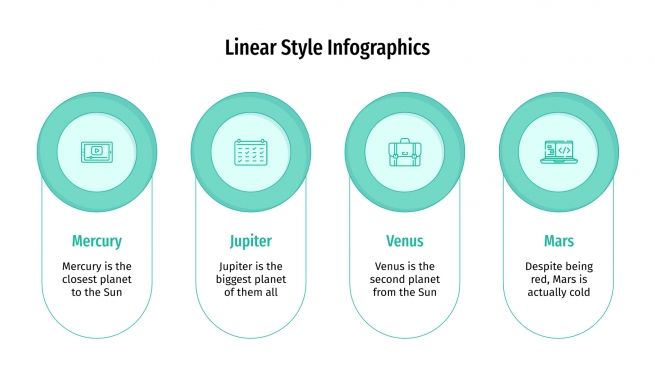 Linear Style Infographics Google Slides and PowerPoint template
