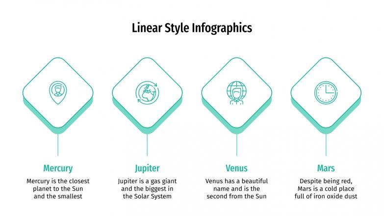 Linear Style Infographics Google Slides and PowerPoint template