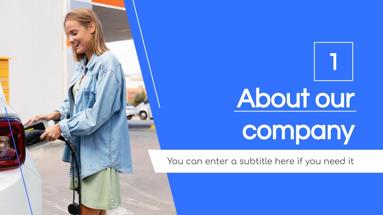 Car Charging Stations Company Profile Google Slides PPT