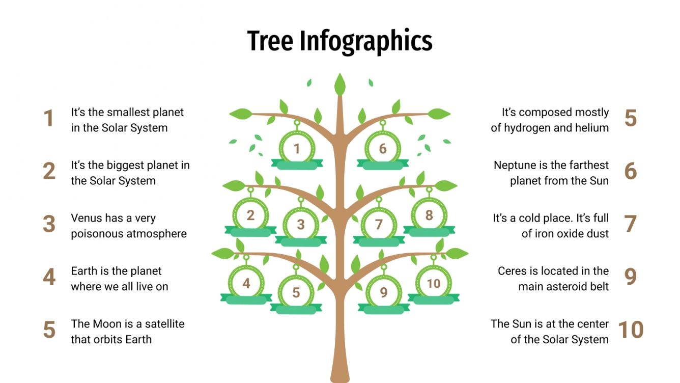Free Tree Infographics for Google Slides and PowerPoint