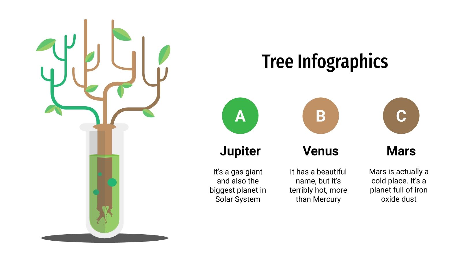 Free Tree Infographics for Google Slides and PowerPoint