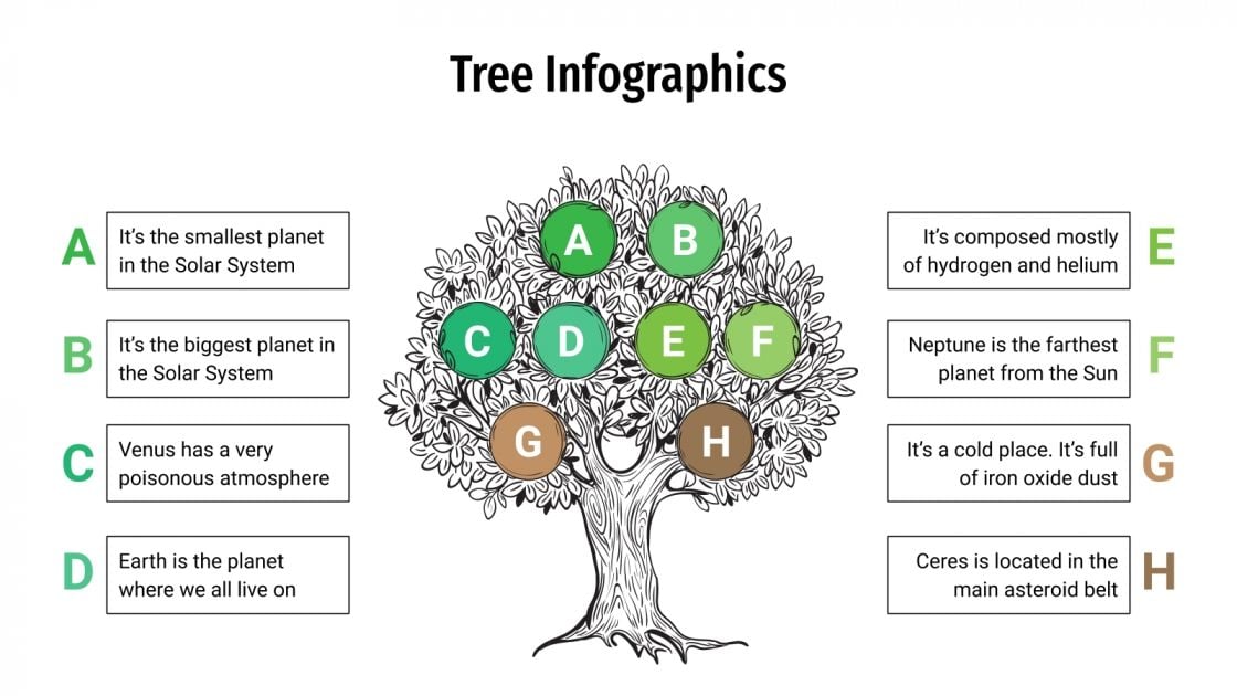 Free Tree Infographics for Google Slides and PowerPoint