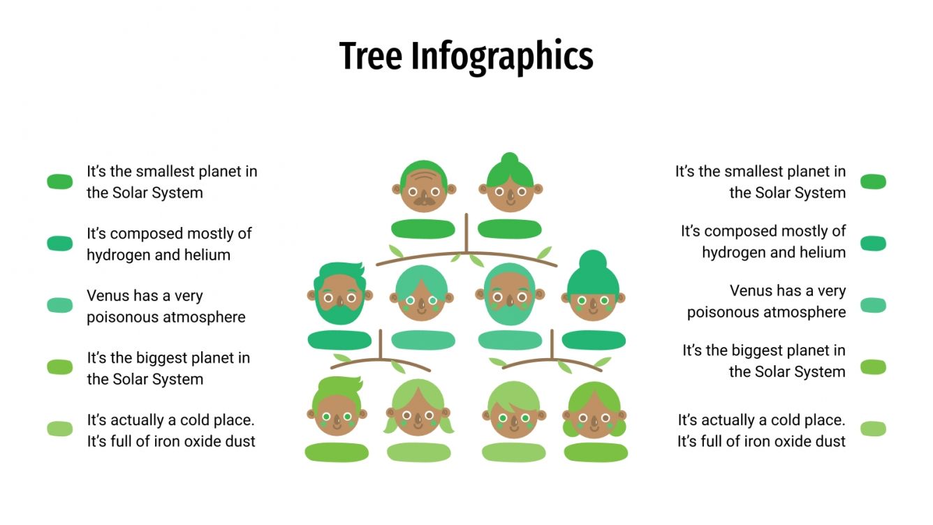 Free Tree Infographics for Google Slides and PowerPoint