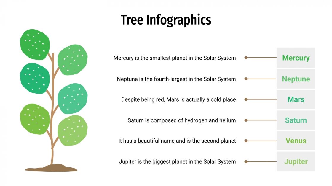 Free Tree Infographics for Google Slides and PowerPoint