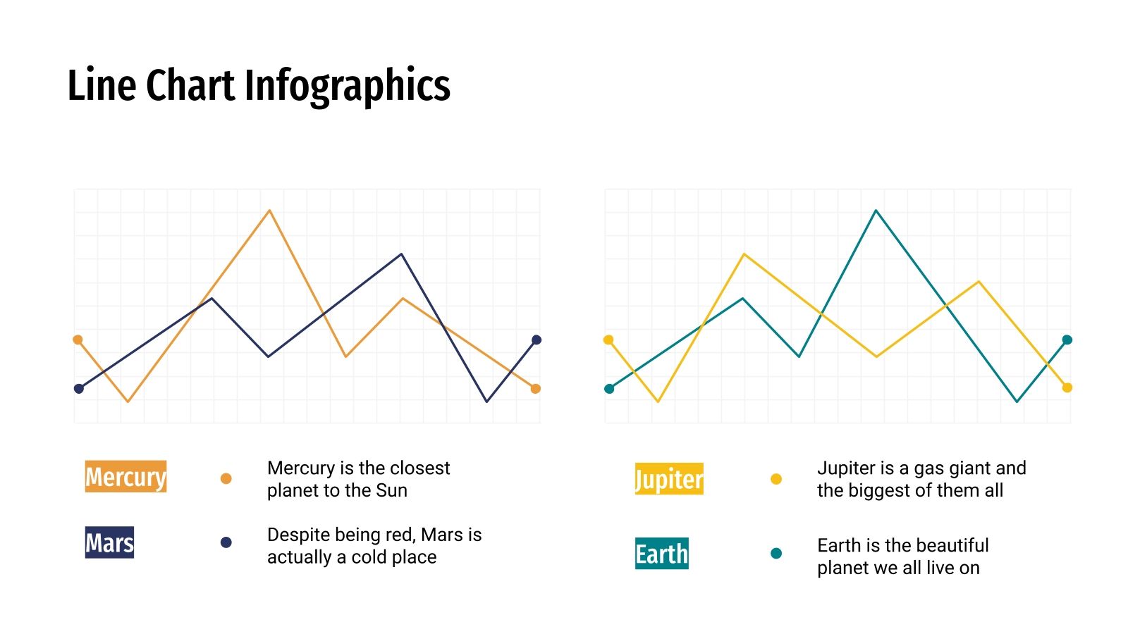 Free Line Chart Infographics for Google Slides and PowerPoint