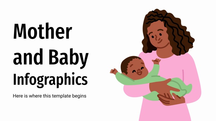 Mother and Baby Infographics | Google Slides & PPT template