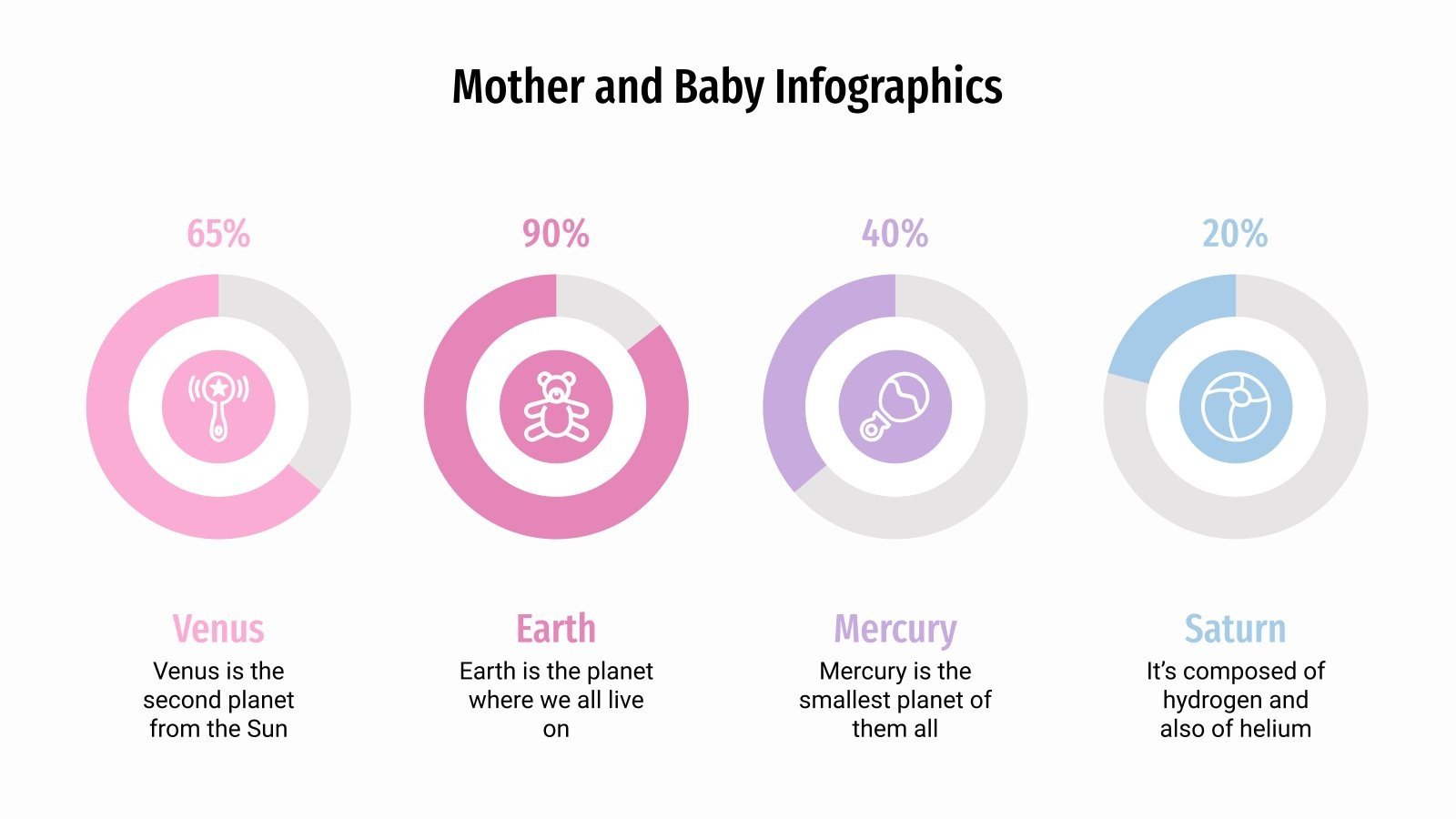 Mother and Baby Infographics Google Slides & PPT template