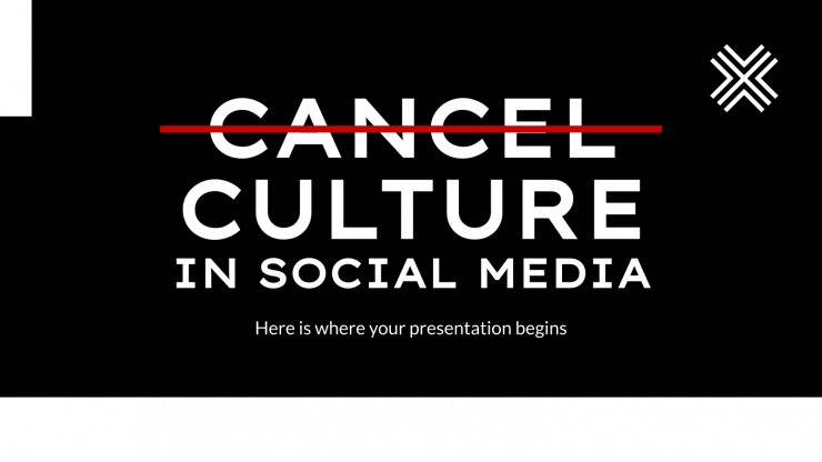 Modelo de apresentação Cultura do cancelamento nas mídias sociais