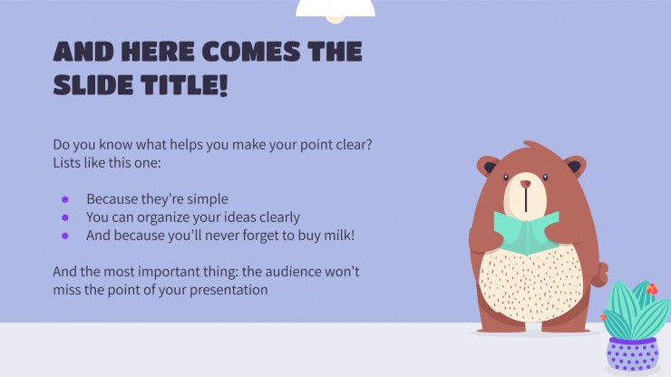 Plantilla de presentación Explicación de Covid para niños