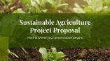 Sustainable Agriculture Project Proposal presentation template