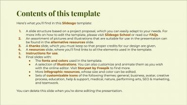 Sustainable Agriculture Project Proposal presentation template