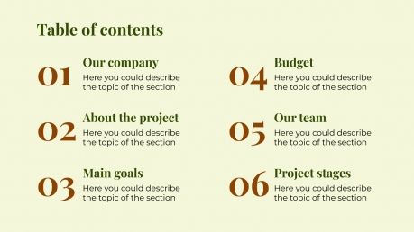 Sustainable Agriculture Project Proposal presentation template