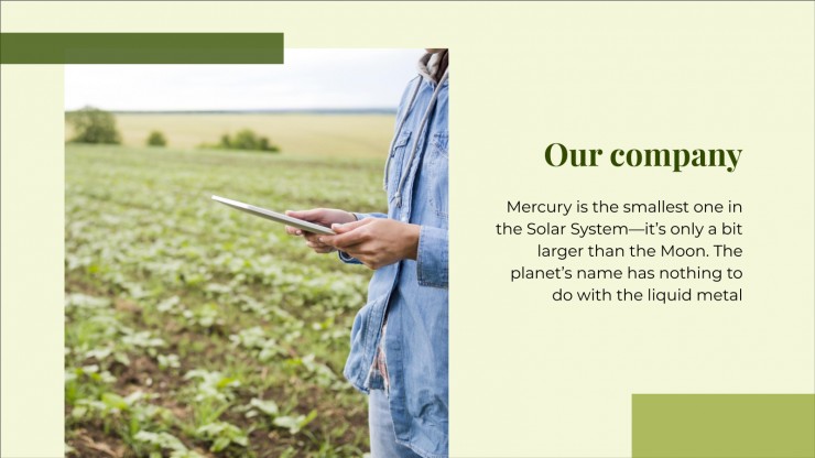 Proposition de projet d’agriculture durable : Modèles de présentation