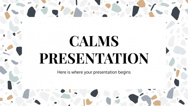 Calms presentation presentation template