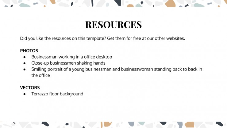 Calms presentation presentation template