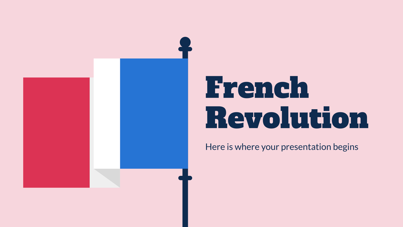 French Revolution presentation template 