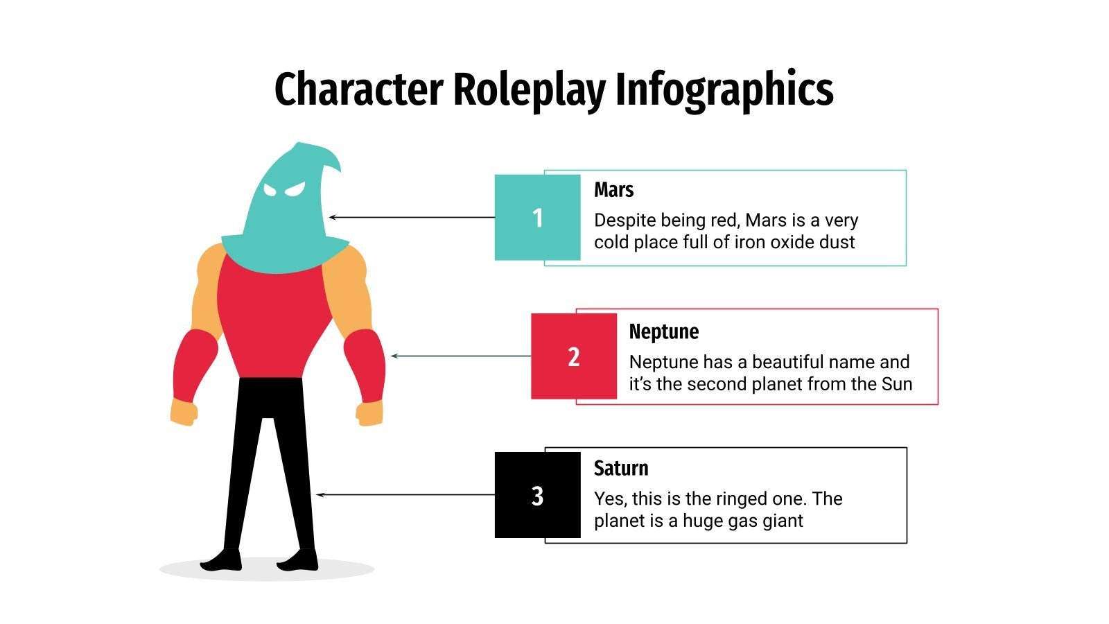 Character Roleplay Infographics Google Slides & PowerPoint