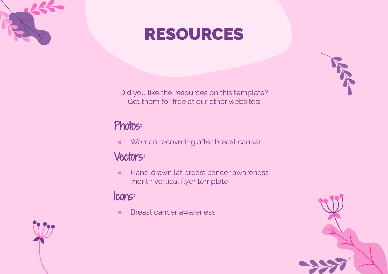 Protect Yourself: Breast Cancer Brochure | Google Slides & PPT