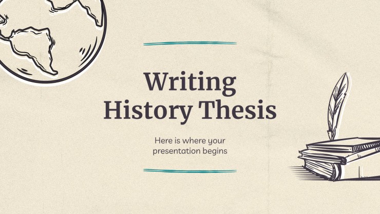 Writing History Thesis presentation template