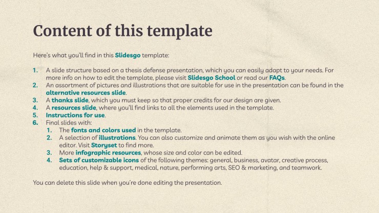 Writing History Thesis presentation template